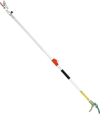 Extendable Tree Cutter, 6.23-10.5 FT Telescopic Pole Pruner, Lightweight Aluminum Handle