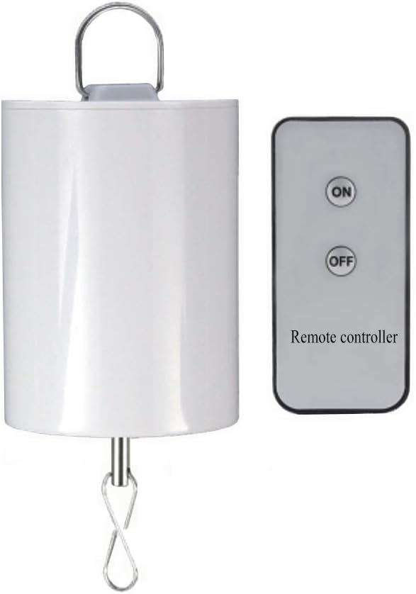 Fonmy Hanging Display Motor Rotating Motor w/ Remote Controller for Wind Spinner Hanging Decor