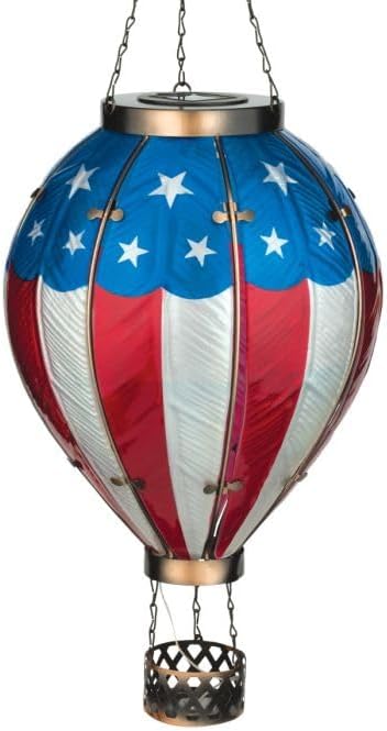 Regal Art & Gift Hot Air Balloon Solar Lantern – Hanging Solar-Powered LED Lights, Waterproof