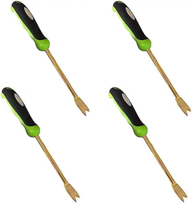 Garden Guru Titanium Dandelion Weeder Tool - Rust Resistant - Ergonomic Handle - Weed Puller for