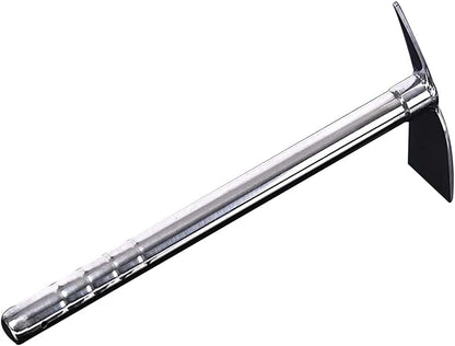 15 inch Stainless Steel Garden Hoe Pick Multipurpose Hand Tool Digging Weeding Turning Soil Mining