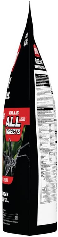 Ortho BugClear Lawn Insect Killer1, Kills Ants, Spiders, Ticks, Fleas, Armyworms and Grubs, Treats