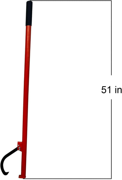 51" Felled Cant Hook Logging Tool - Cant Hook Log Roller Tool, max 19 Inch Opening Felling Log