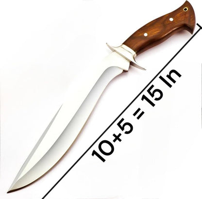 Poshland REG-234 Handmade Customised D2 Steel Kukri Knife - Exotic Wood Handle