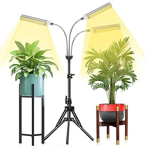 Plant Grow Light，Grow Light for Indoor Plants with 20-60'' Height Adjustable- Full Spectrum Timer