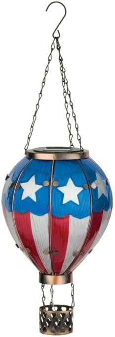 Regal Art & Gift Hot Air Balloon Solar Lantern – Hanging Solar-Powered LED Lights, Waterproof