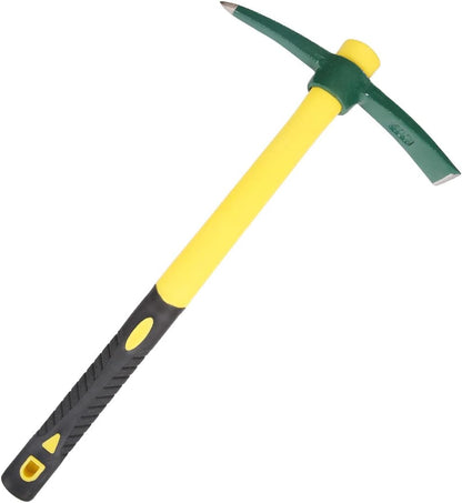 18 Inches Steel Forged Pickaxe, Sturdy Durable Mattock Hoe, Weeding Pick Axe with Lightweight