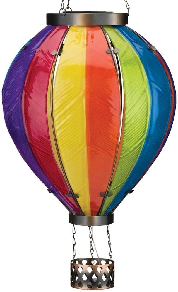 Regal Art & Gift Hot Air Balloon Solar Lantern – Hanging Solar-Powered LED Lights, Waterproof