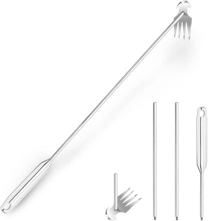 AO LI GEI 47.8" Weed Puller Tool with Long Handle, Weed Pulling Tool with Adjustment Length
