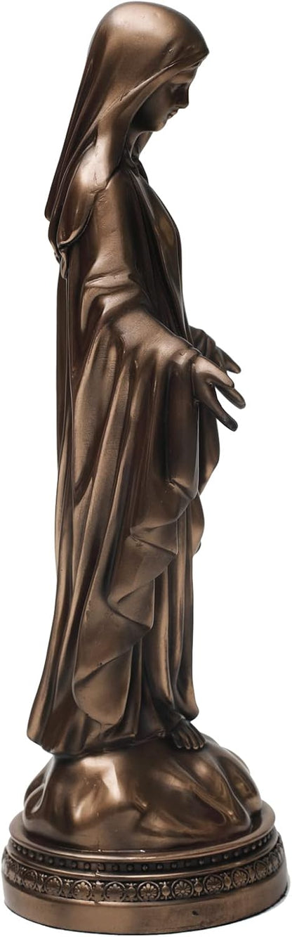 12 Inch Blessed Virgin Mary Decorative Figurine，Catholic Religious Gifts 12 Inch Resin Statue