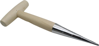 Garden Hand Dibber Seed Planter Tool Stainless Steel Sow Dibbler with Wooden Handle Garden Hole