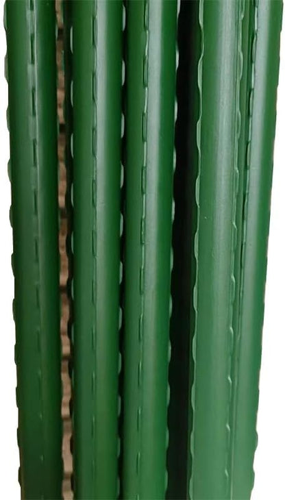 Steel Plant Stakes 4 Feet, Garden Plant Stakes 48 Inch,25 Pack Tomato Stakes for Growing Climbing