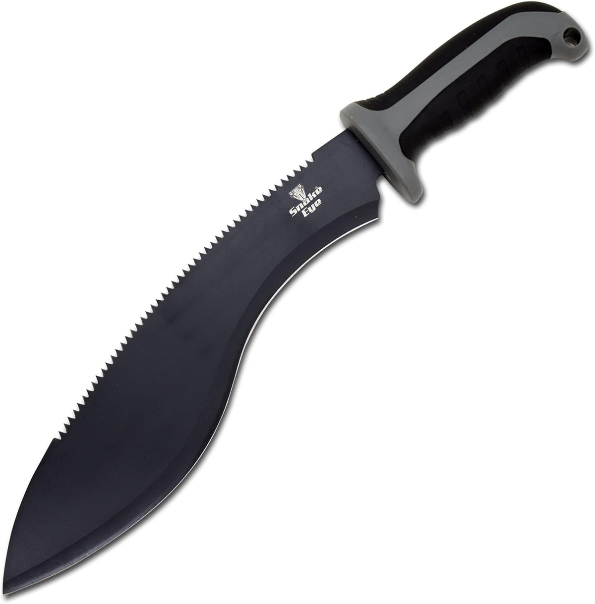 Snake Eye Machete with Heavy Duty Construction-Ergonomic Non-Slip Handle and Belt Sheath for