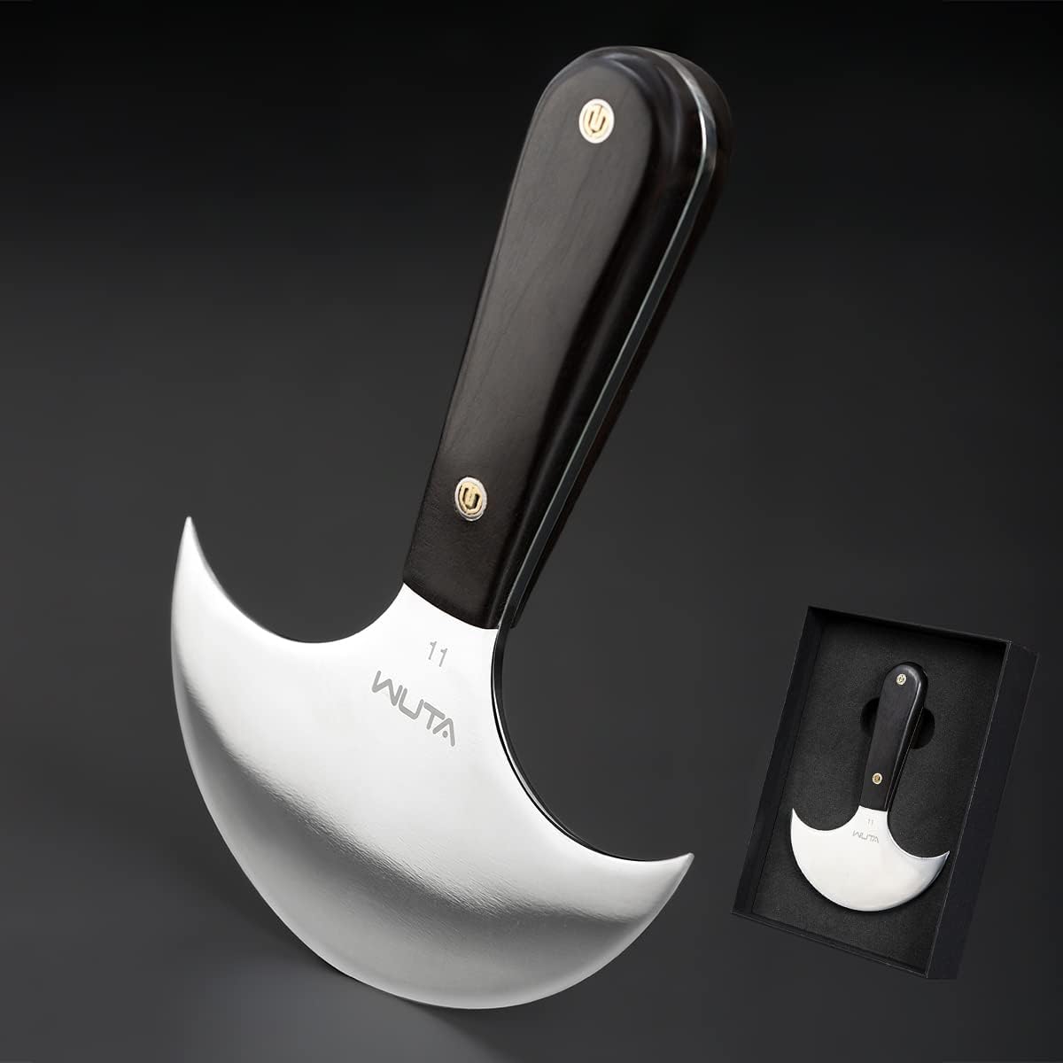 WUTA Leather Cutting Knife Ultra Sharp Round Head Craft Skiving Cutting Tools Round Leathercraft