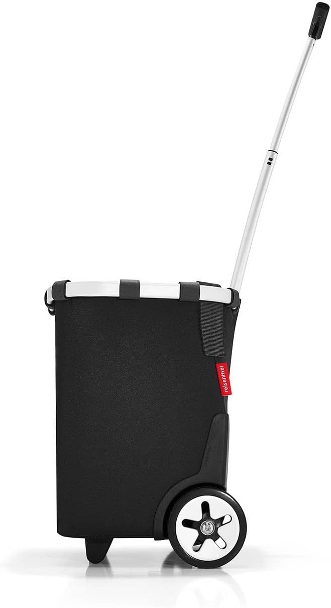 reisenthel carrycruiser Black - Portable Shopping Trolley with Sturdy Aluminum Frame, Shoulder