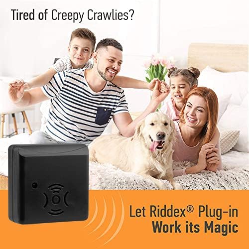 Riddex Sonic Plus Ultrasonic Pest Repeller, Plugs in with extra Outlets Indoor Use - Insect