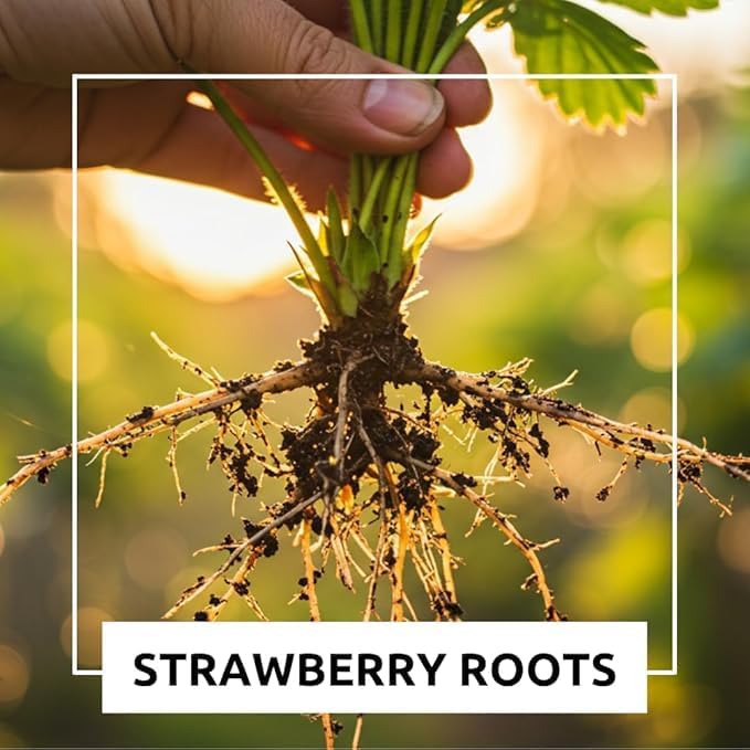 BigBloom Strawberry Plants - Grow Giant Strawberries - Bare Root Plants (20 Plants)