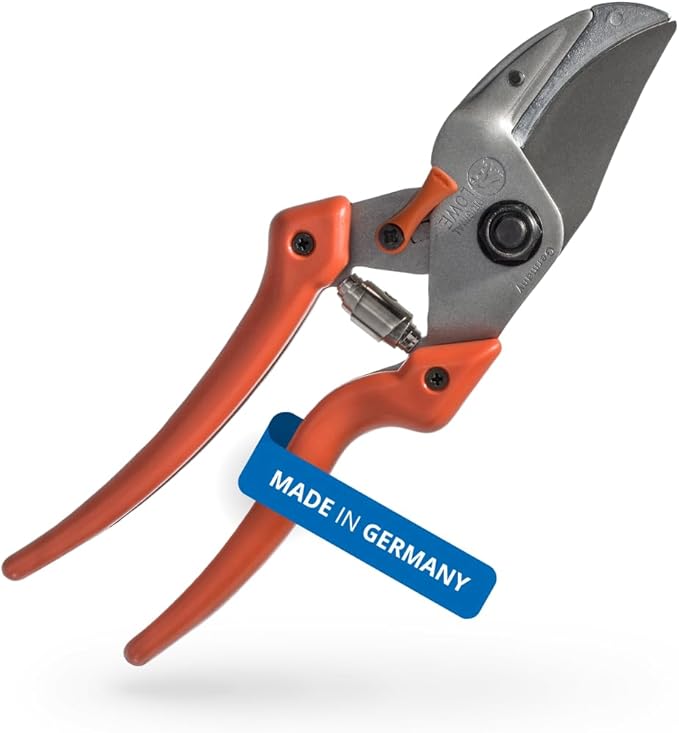Original LÖWE Profi Anvil Prunner Garden Tools 8.107 with Bypass Geometry | Robust & Sharp Hedge