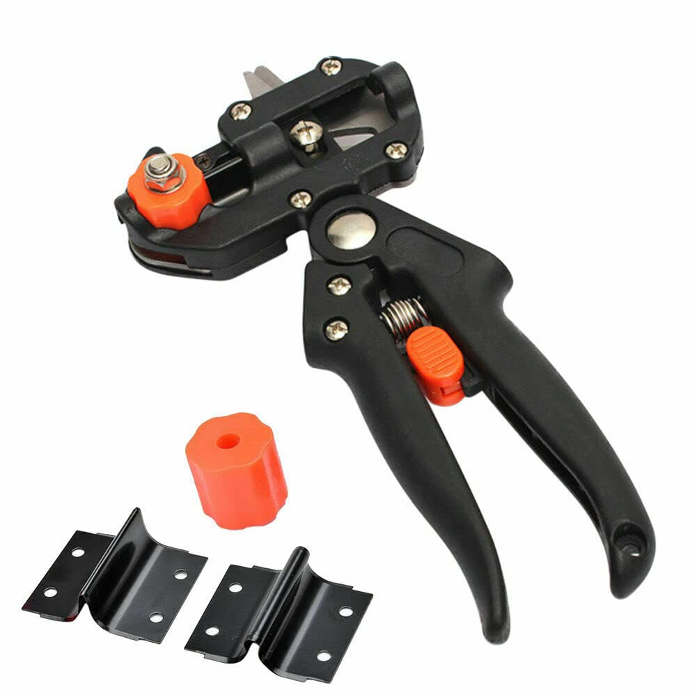 2 in 1 Grafting Tool Pruner Kit Gardening Pruning Tool for Fruit Tree Grafting Branch Trimming