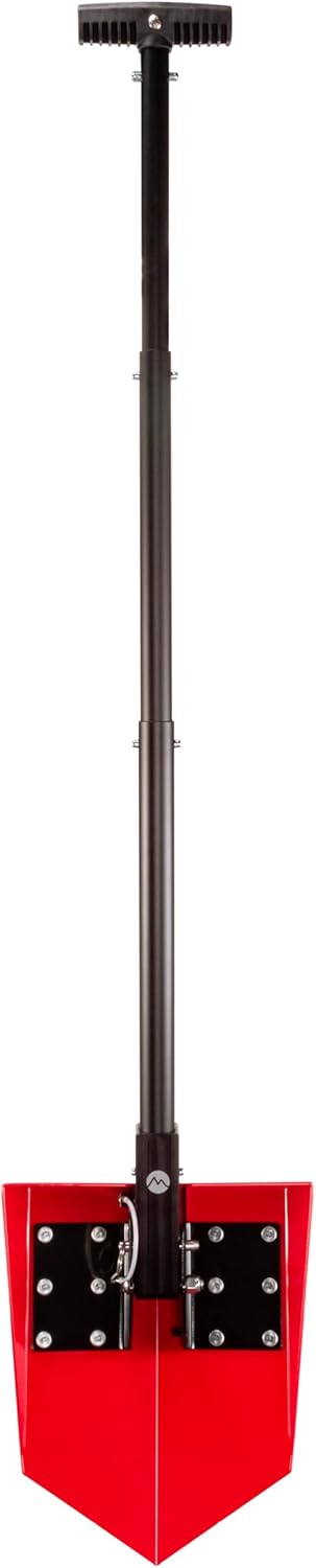 DMOS Delta Shovel - Collapsible Heavy-Duty Steel Folding Shovel for Camping, Overlanding, Survival