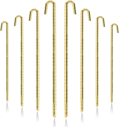 Landscape Stakes 20 Pack, 10 Inch Garden Landscape Anchoring Stakes for Terrace Board, Landscape