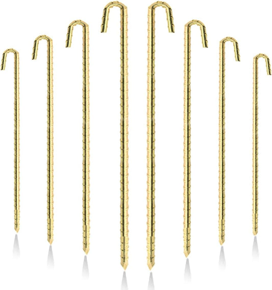 Landscape Stakes 20 Pack, 10 Inch Garden Landscape Anchoring Stakes for Terrace Board, Landscape