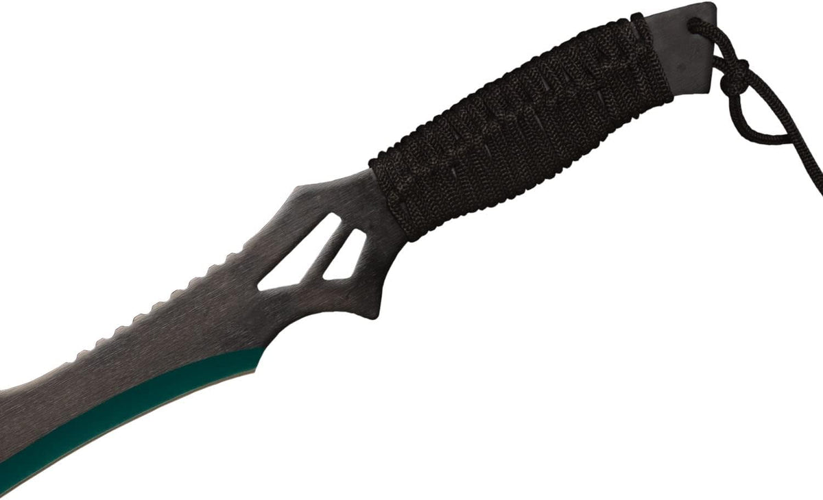 Sword Machete with Nylon Sheath and Lanyard Jungle Hunter Machete for Outdoor Adventure