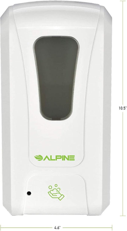 Alpine Automatic Hand Sanitizer Dispenser - Touchless Soap Dispenser for Restaurant, Hospital