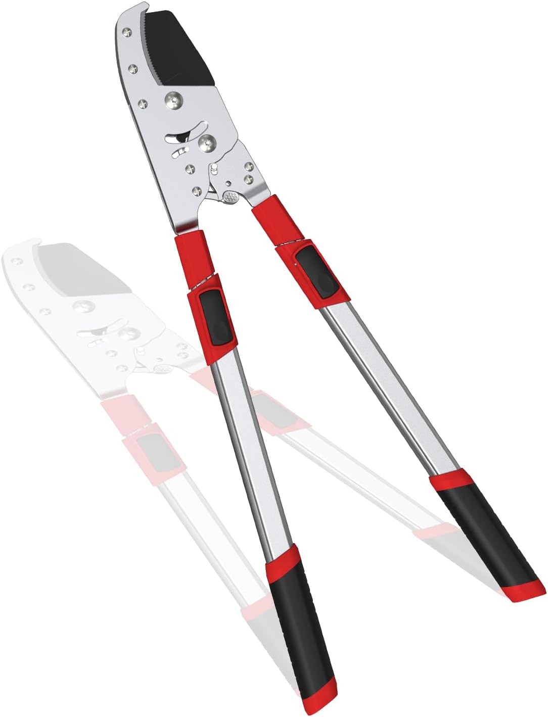 GARTOL Heavy-Duty Extendable Loppers, 28"-41" Telescopic Tree Trimmer, Double Ratcheting Branch