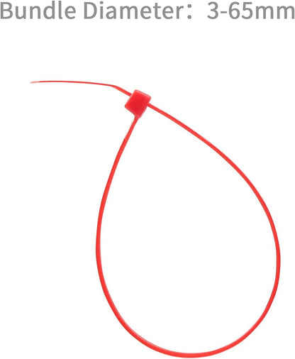 XINGO 10 Inch Cable Zip Ties (500 Pack), 40 Lbs Tensile Strength-Heavy Duty, Self-Locking Nylon
