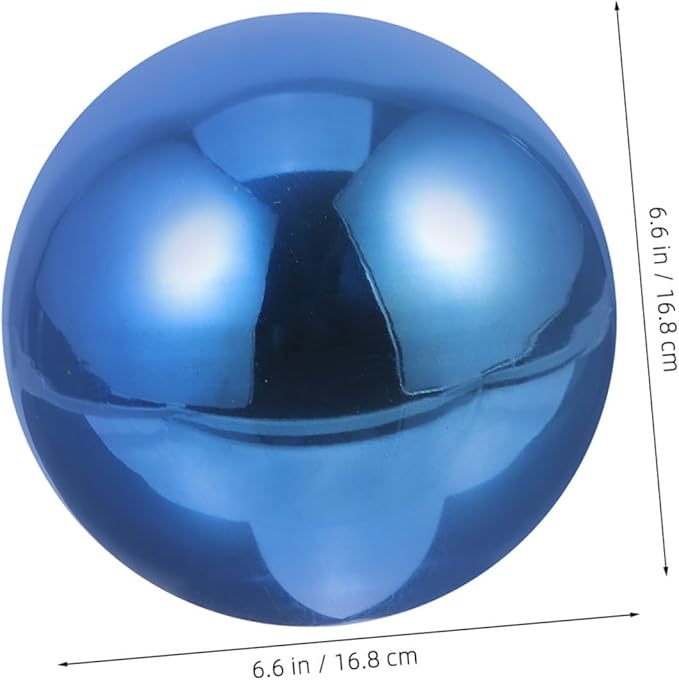 Polished Garden Gazing Reflective Globe Ornament Compact Decorative Sphere for Outdoor Decoration