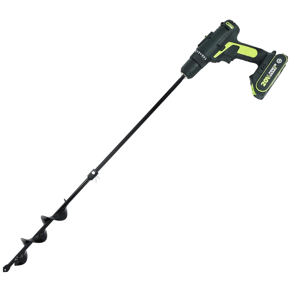 Auger Post Hole Digger 3" Wide 32" Deep - Earth Auger - Trench Digger - Hole Digger Tool for Fence