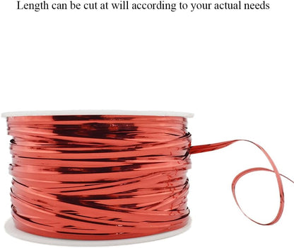 HAHIYO 100Yards/300Feet/91M Red Metal Twist Ties Bread Candy Coffee Bag Ties Plant Garden Twist