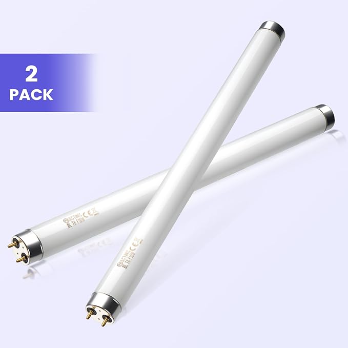 LiBa Bug Zapper Replacement Bulb Light Tube 10W for 20W Electronic Bug Zapper, T8 UV Lamp Bulbs for
