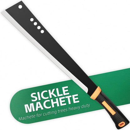 Machete for Yard Work and Cutting Trees Heavy Duty Machetes Brush Clearing Sickle Knife with Cold
