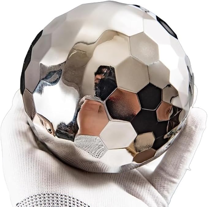 304 Stainless Steel Gazing Ball Sculptures Diamond Decoration Mirror Hollow Metal Ball Ornament