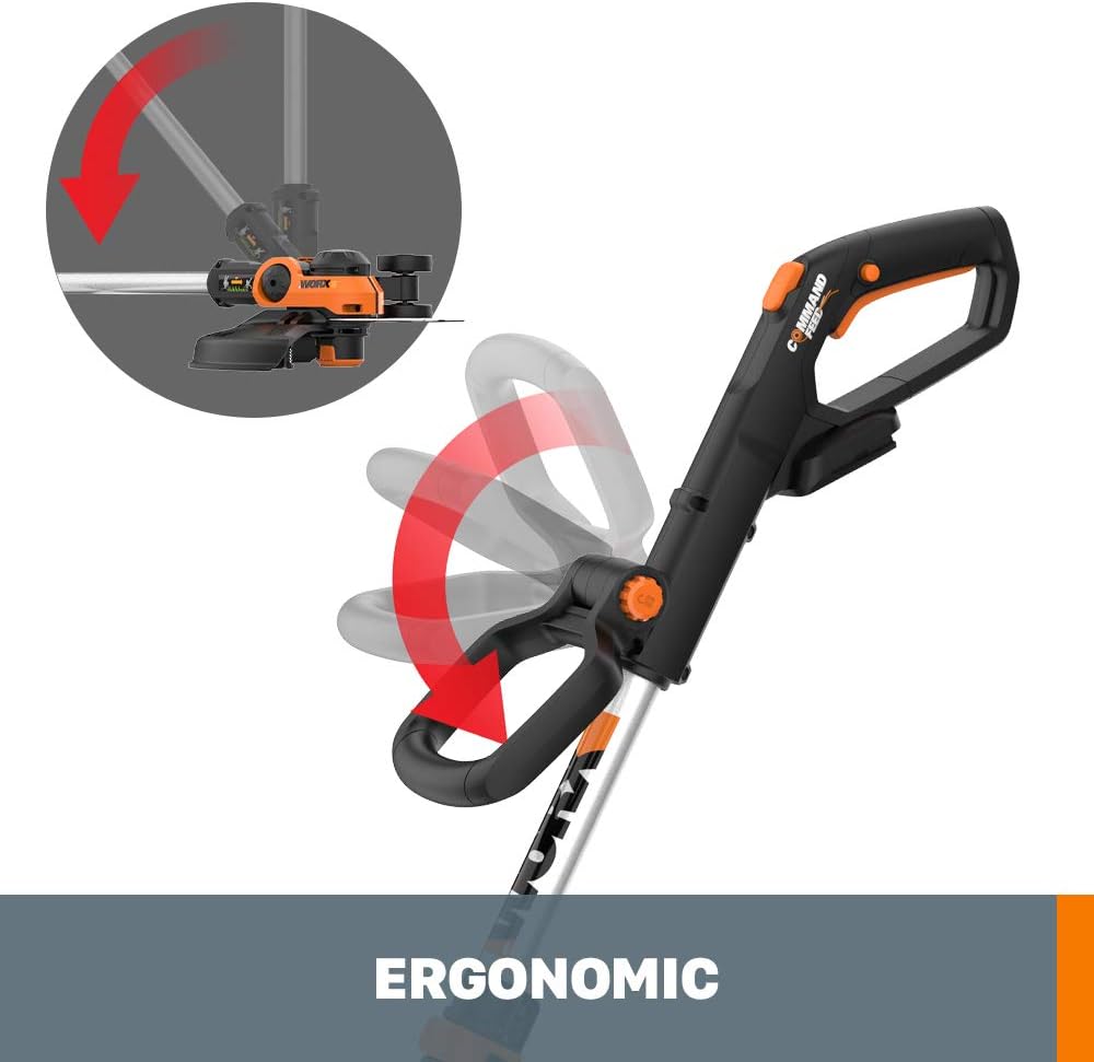 Worx String Trimmer Cordless 3.0 20V PowerShare 12" Edger & Weed Trimmer (Battery and Charger Not