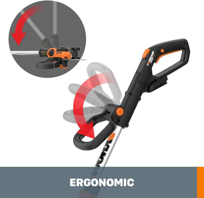 Worx String Trimmer Cordless 3.0 20V PowerShare 12" Edger & Weed Trimmer (Battery and Charger Not