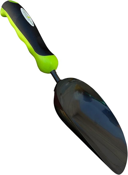 Garden Guru Super Strong Garden Scoop Trowel Shovel Transplanter – Strong Carbon Steel - Rust