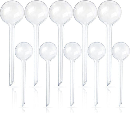 10 Pcs Clear Plant Watering Globes,Plastic Self-Watering Bulbs,Flower Automatic Watering