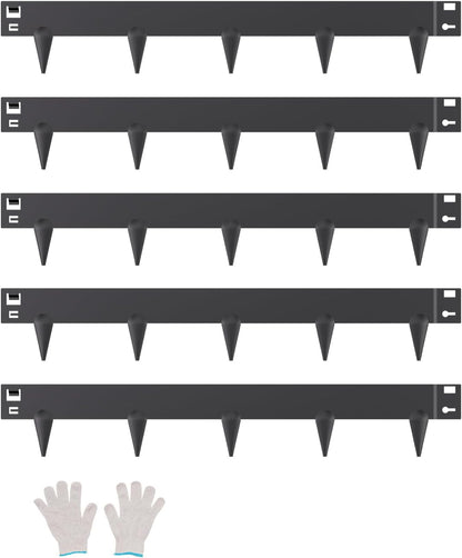 VEVOR Steel Landscape Edging, 5 Packs 39 x 3 in Rust-Resistant Metal Landscape Edging, Bendable