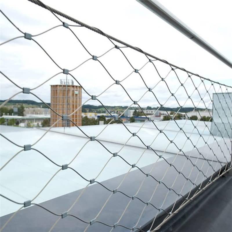 Stainless Steel Garden Netting 12 Gauge 40"X80" Deer Wire Fence -3" Mesh- Safety Netting Animal
