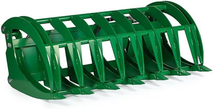 Titan Attachments 84" HD Root Grapple Rake Attachment, Fits John Deere Hook & Pin Tractors, Twin