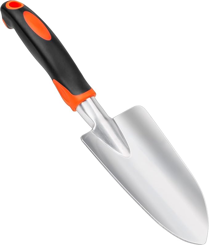 Garden Shovel Garden Hand Trowel, Heavy Duty Hand Shovel with Ergonomic Handle, Small Gardening