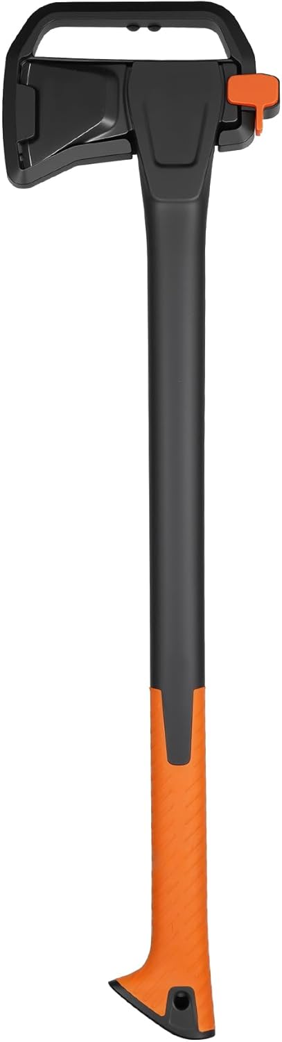 X28 Splitting Axe, 28” Camping Outdoor Hatchet for Wood Splitting and Kindling, Forged Carbon Steel