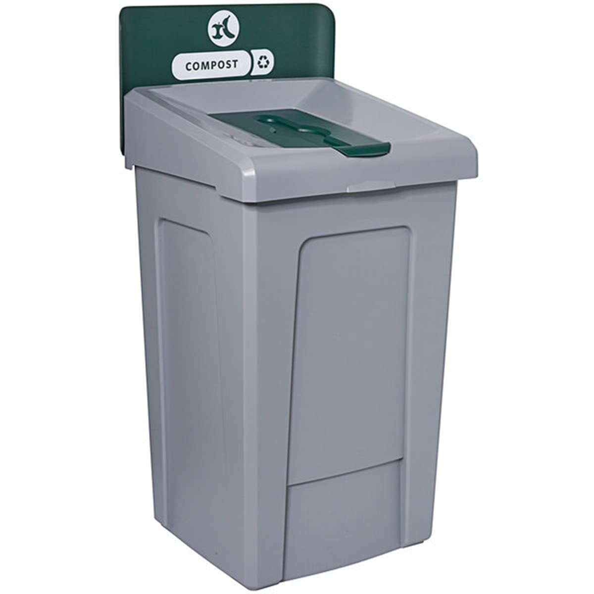 Stager Direct, 3 in 1 Recycling Station with Lid, Recycle Bin, Exterior Trash Can, Recycling