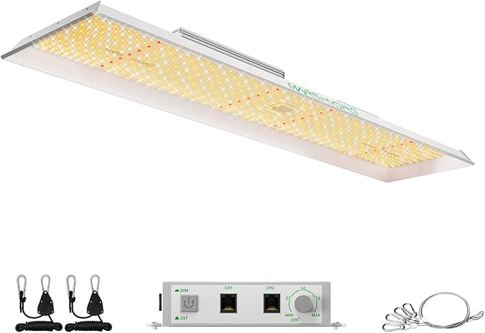 MARS HYDRO TSL2000 300W Led Grow Lights for Indoor Plants, Full Spectrum Dimmable Daisy Chain