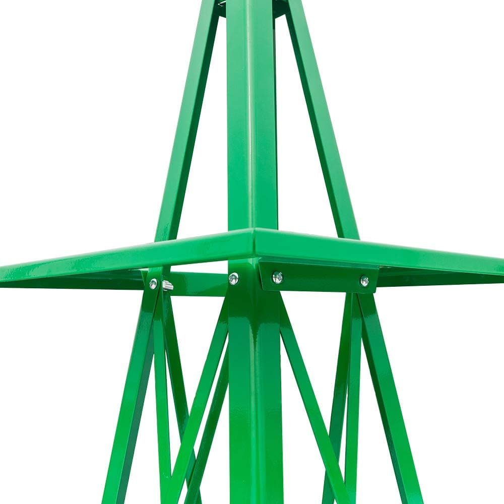 8FT Windmill for Yard Garden Decoration with Weather Vanes，Heavy Duty Outdoor Wind Mills, Large