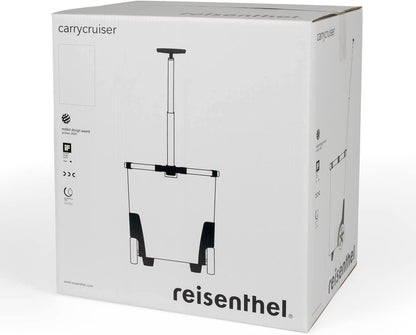 reisenthel carrycruiser Black - Portable Shopping Trolley with Sturdy Aluminum Frame, Shoulder