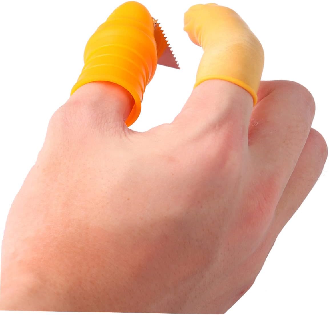 MERRYHAPY Thumb Vegetable Fruit Picker 4pcs Silicone Gardening Tool with Portable and Compact for